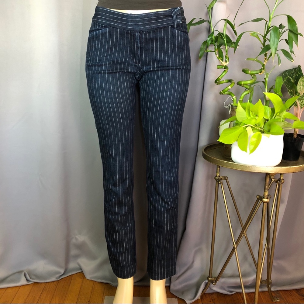 GOLDSIGN Pinstripe Jeans
